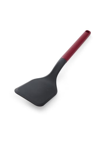 Pfannenwender "Classic" in Schwarz/ Rot - (L)34 cm