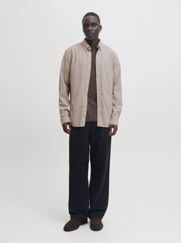 Hemd - Regular fit - in Taupe