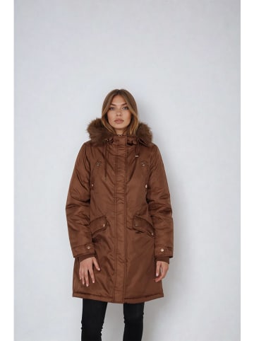 Parka in Hellbraun