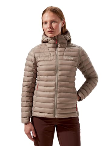 Doorgestikte jas "Trail-Nomad" taupe