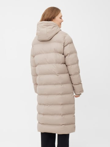 Wintermantel in Beige