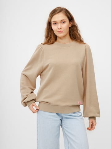 Sweatshirt in Beige