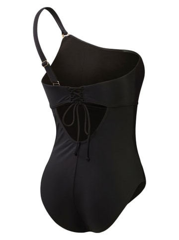 Badeanzug "Asymmetric" in Schwarz