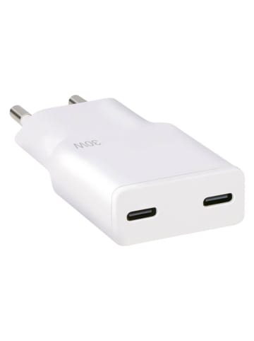 USB-C-Adapter in Weiß