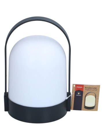 Lampa stołowa LED w kolorze białym - wys. 21 x Ø 14 cm