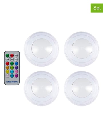 4er-Set: LED-Spots in Weiß - Ø 19 cm