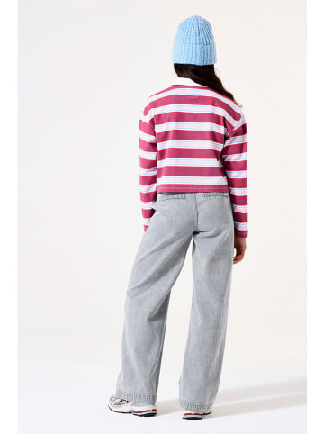 Jeans - Wide fit - in Grau