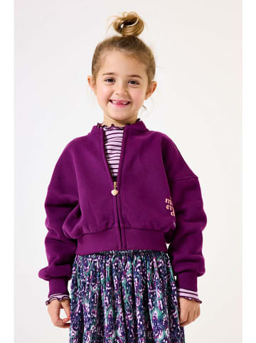 Sweatjacke in Lila