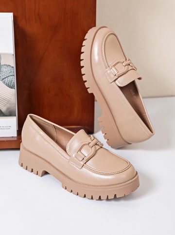 Mokassins in Khaki