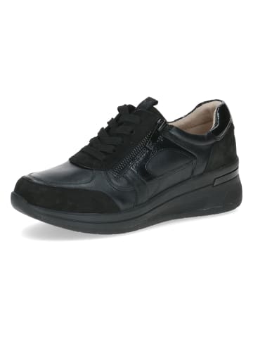 Skórzane sneakersy w kolorze czarnym