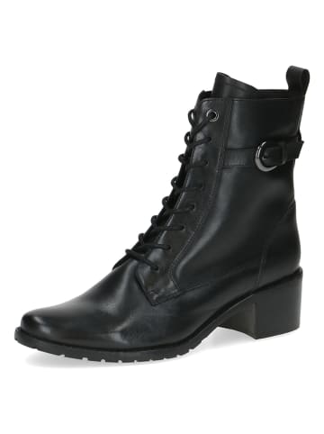 Leder-Boots in Schwarz