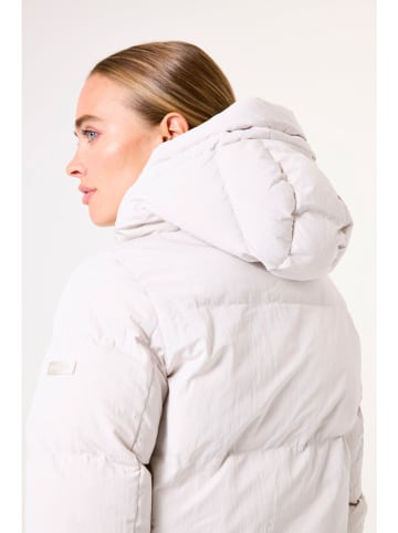 Winterjacke in Weiß