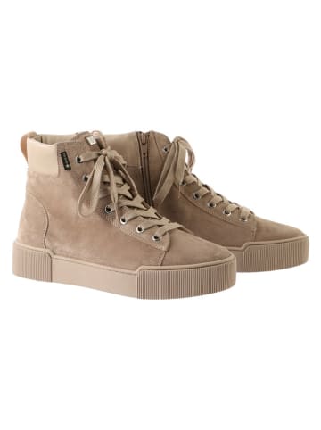 Leren boots taupe