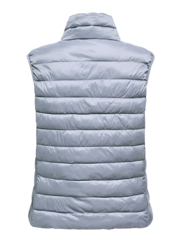 Doorgestikte bodywarmer lichtblauw