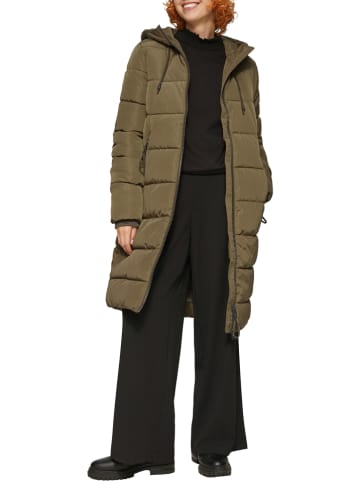 Steppmantel in Khaki