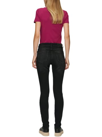 Dżinsy - Skinny fit - w kolorze czarnym
