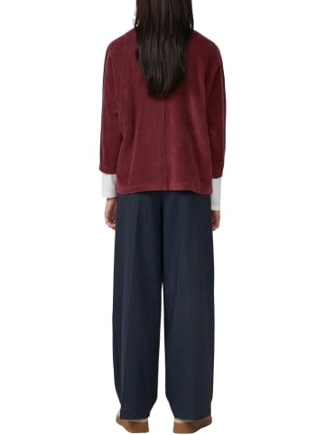 Bluse in Bordeaux