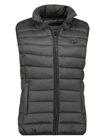 Doorgestikte bodywarmer "Vatikotal" antraciet