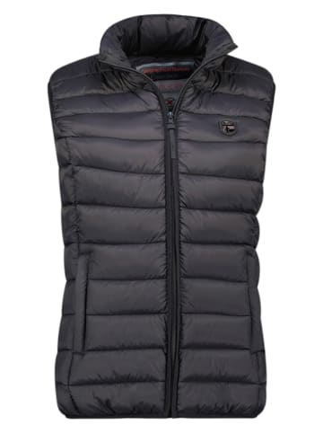 Doorgestikte bodywarmer "Vatikotal" zwart