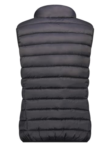 Doorgestikte bodywarmer "Vatikotal" zwart