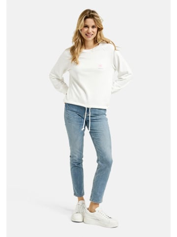 Sweatshirt in Weiß