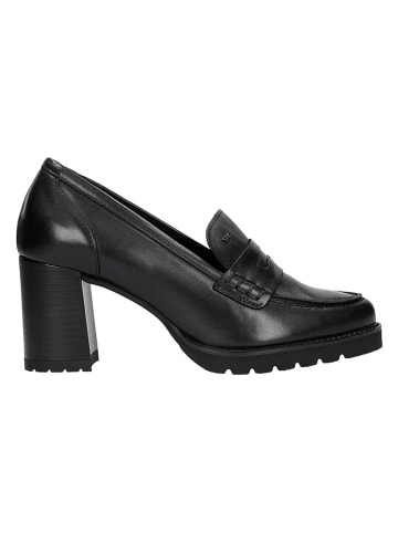 Leder-Pumps in Schwarz