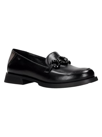 Leren mocassins zwart