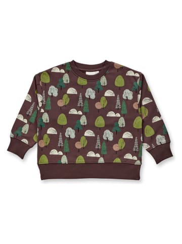 Sweatshirt "Dari" donkerbruin
