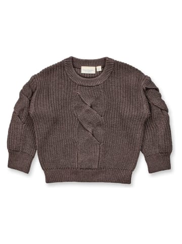 Sweter "Inoo" w kolorze brązowym