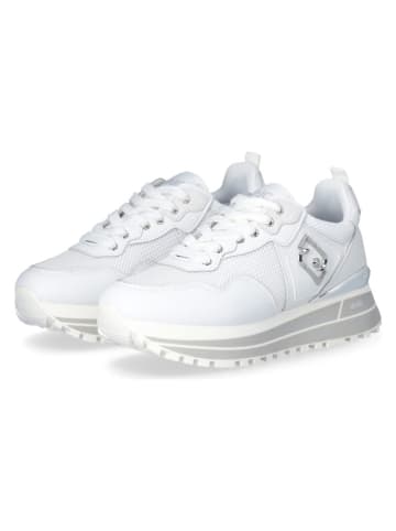 Leren sneakers wit