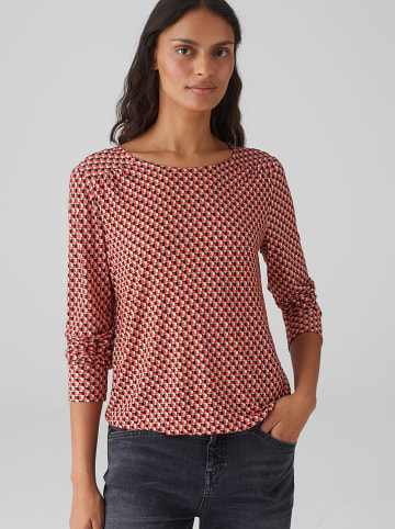 Blouse rood/zwart