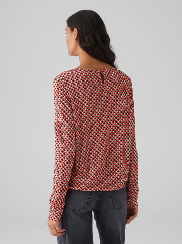 Blouse rood/zwart