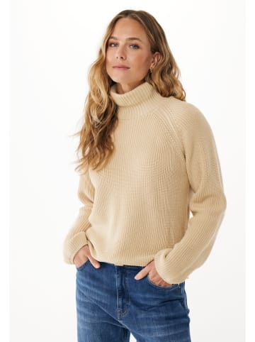 Rollkragenpullover in Beige