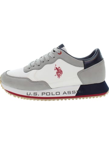 Sneakers "Cleef" in Weiß/ Grau