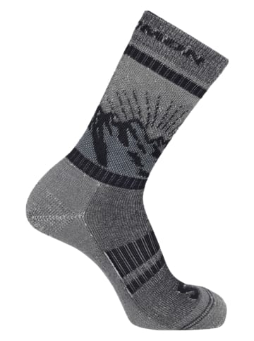 Skarpety trekkingowe "Retro Wool" w kolorze szaro-niebieskim
