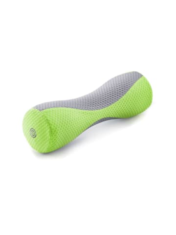 Massage-Faszienrolle in Grün/ Grau - (B)37 x (H)10 x (T)10 cm