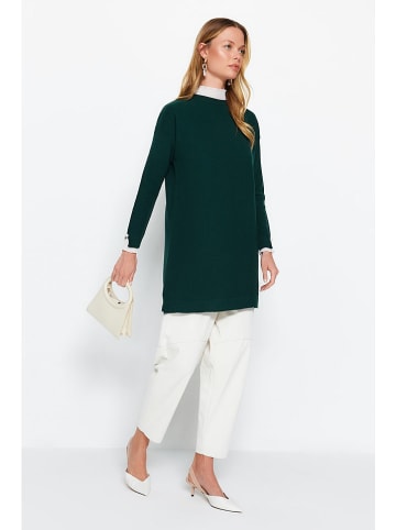 Trui wit/groen