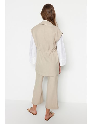 2-delige outfit beige
