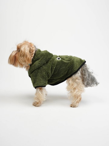 Hundehoodie in Khaki