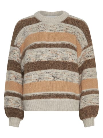 Pullover "Constance" in Taupe/ Beige