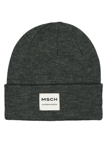 Czapka beanie "Logo" w kolorze antracytowym