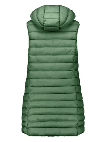 Doorgestikte bodywarmer "Vatikamapeak" groen