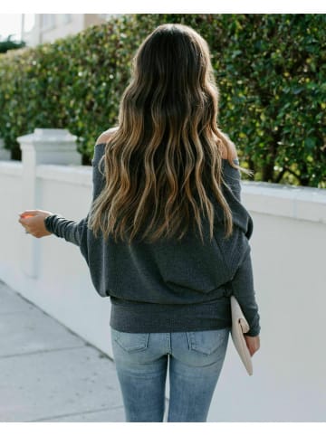Sweter w kolorze antracytowym