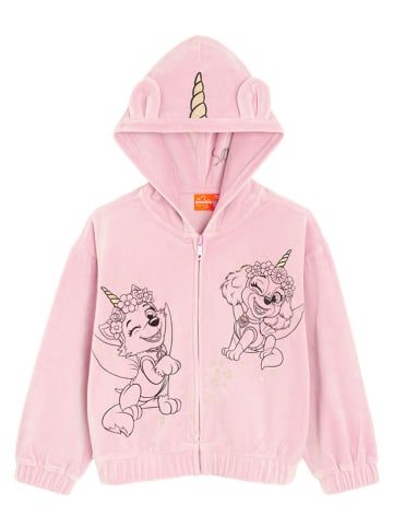 Sweatjacke in Rosa