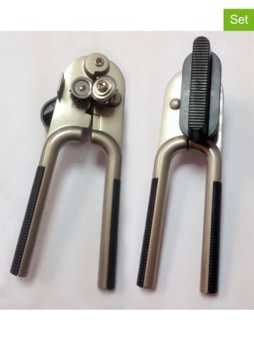 2-delige set: blikopeners wit/zwart