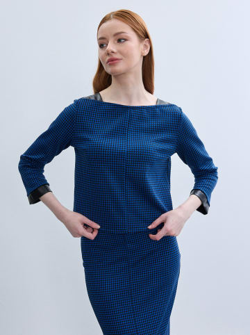 Bluse in Dunkelblau