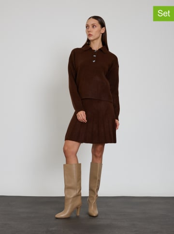 2tlg. Outfit in Braun