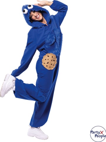 Kostuumpakje "Keksmonster" blauw