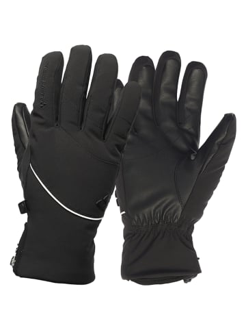 Ski-/ Snowboardfingerhandschuhe in Schwarz