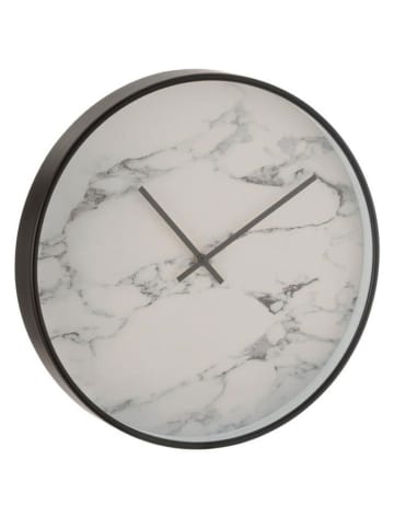 Wanduhr in Weiß/ Schwarz - Ø 40 cm